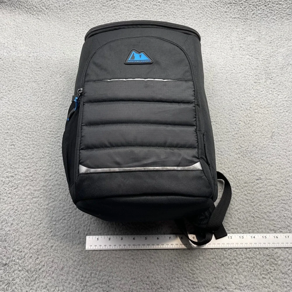 Arctic Zone 10002050 Black Blue Titan Deep Freeze 24 Can Backpack Cooler Bag